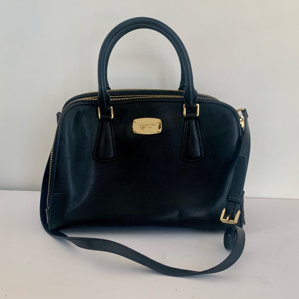 Michael Kors Reese Medium Leather Satchel